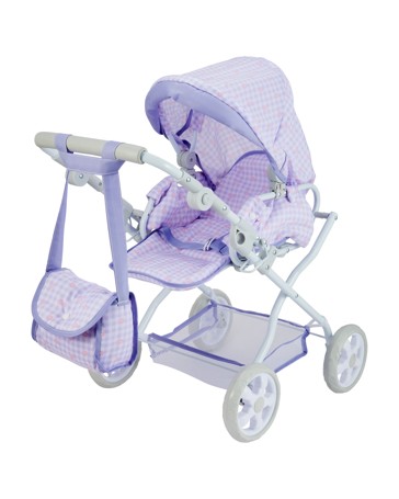 3 Piece Nurture Baby Deluxe Pram and Bag Set
