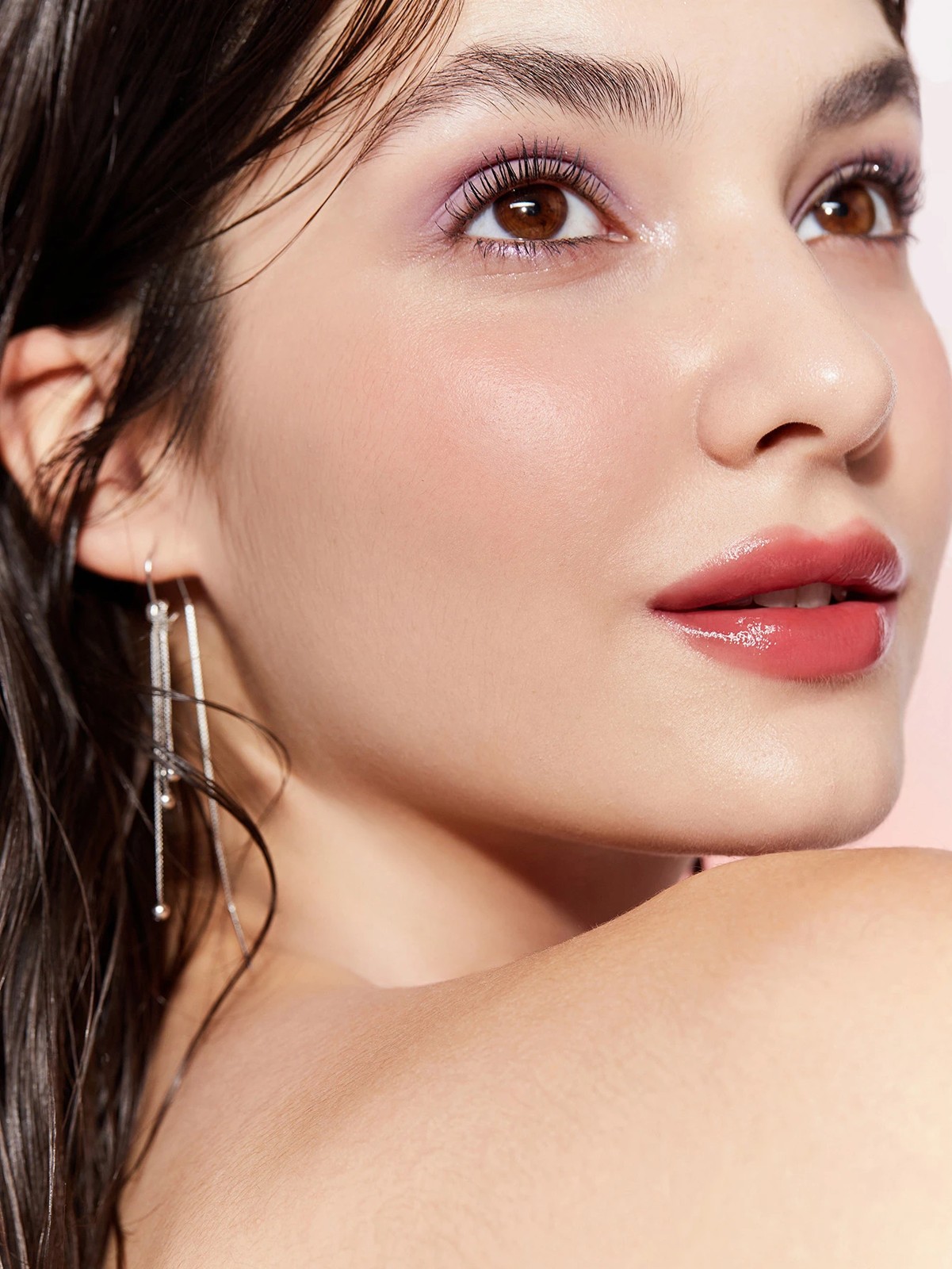 SHEGLAM Mirror Kiss High-Shine Lipstick - High Key 2 of 6