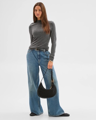 Lily Loves Exposed Seam Skivvy Top