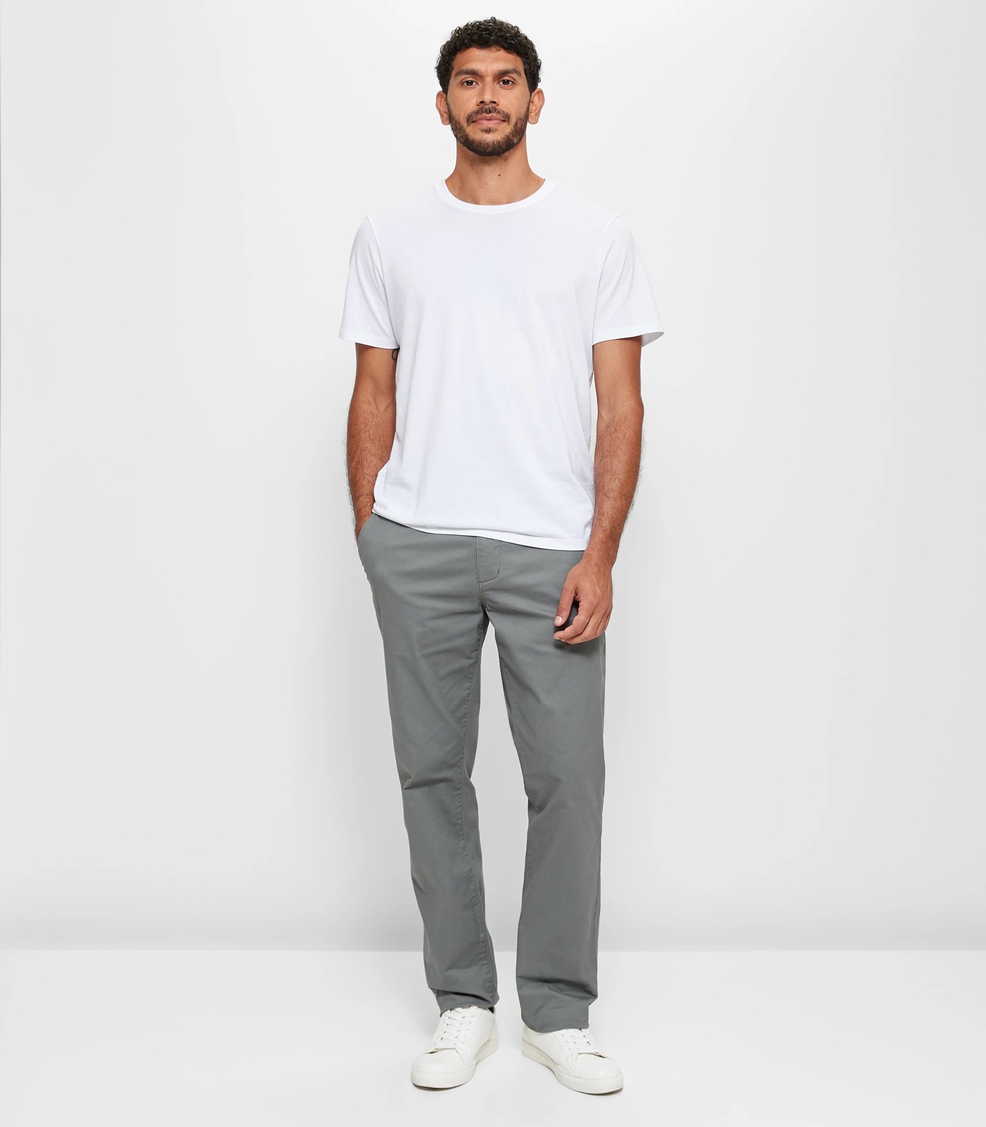 Slim Chino Pants - Gunmetal | Target Australia