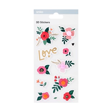 3D Stickers, Bouquet - Anko