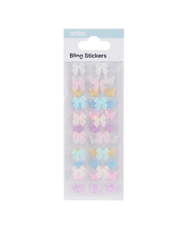 Anko Bling Stickers - Butterfly and Bow