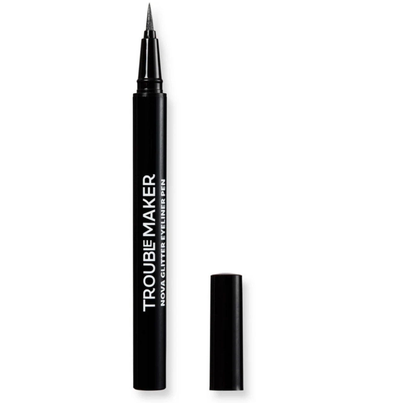 Trouble Maker Nova Glitter Liquid Eyeliner Pen - Black Hole Black 2 of 2