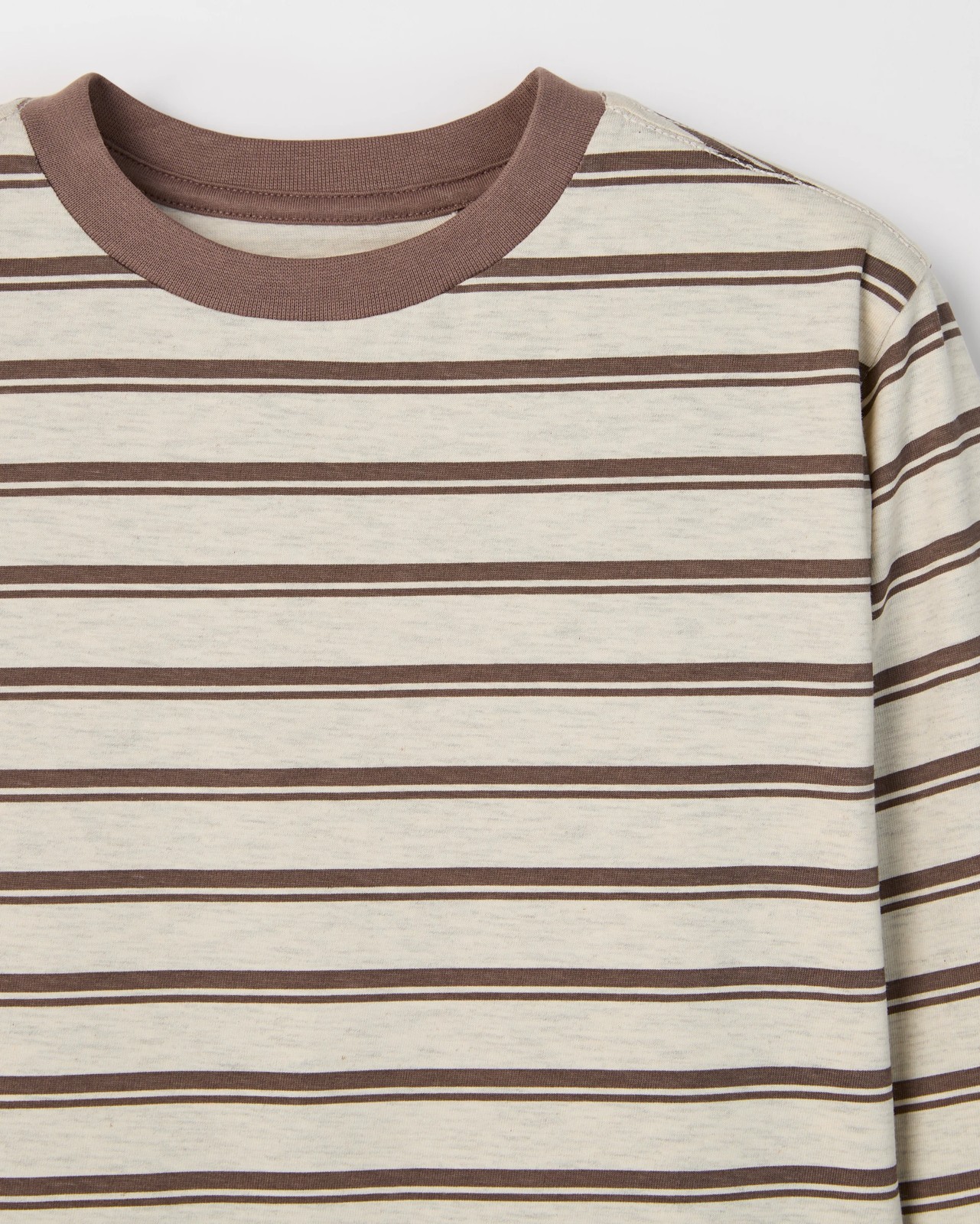 Australian Cotton 3 Pack Long Sleeve T-Shirts - Tan 5 of 5