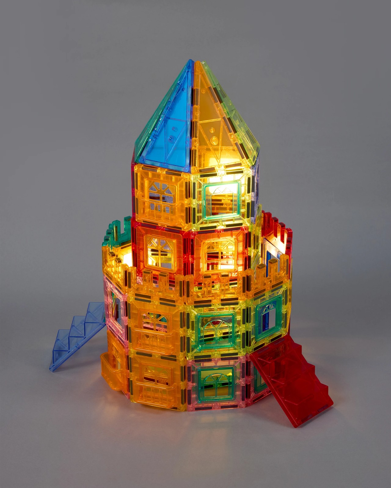Anko 348 Piece Light Up Magnetic Tiles Set 6 of 6