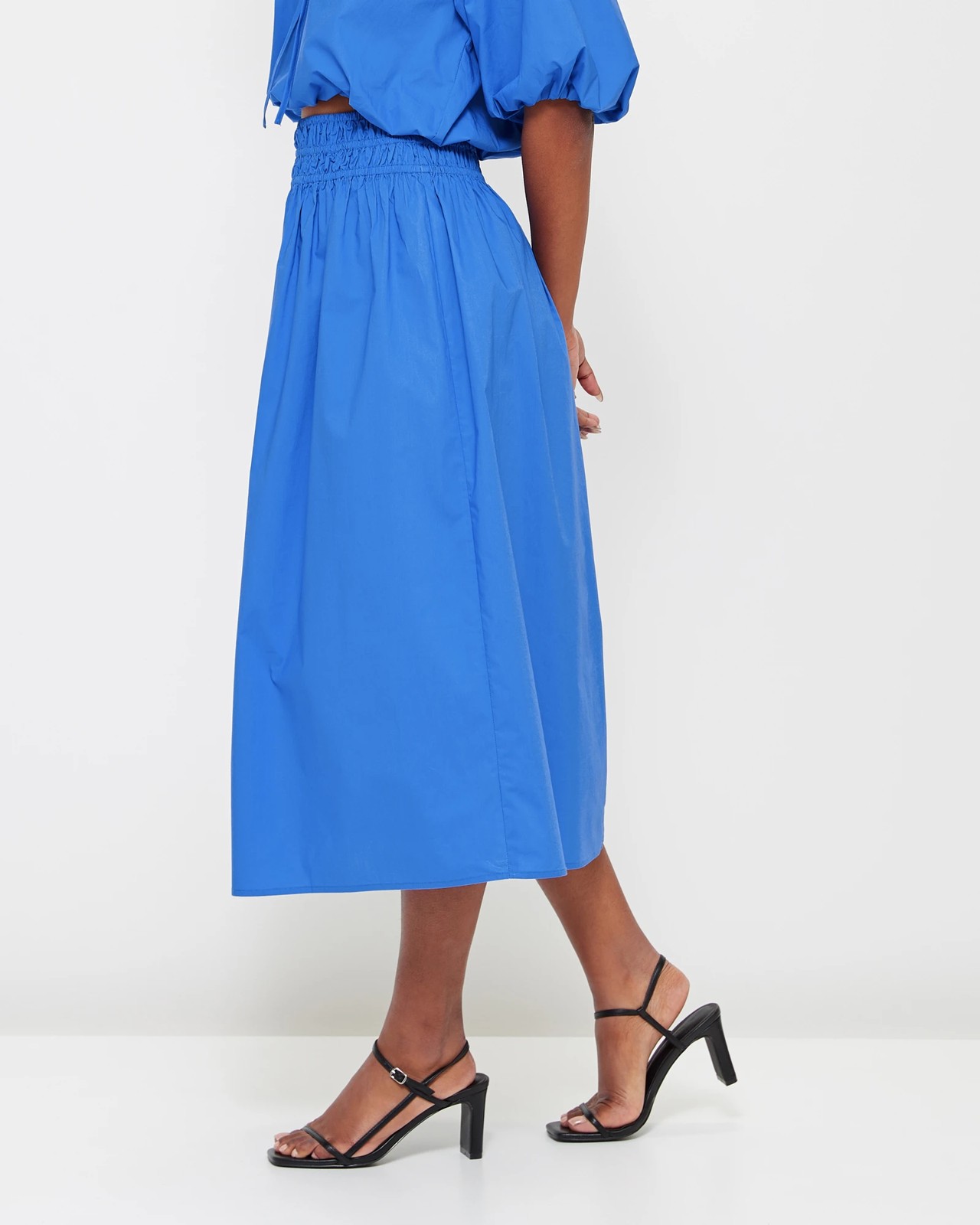 Petites Shirred Waist Midi Skirt  - Dannii Minogue 3 of 6