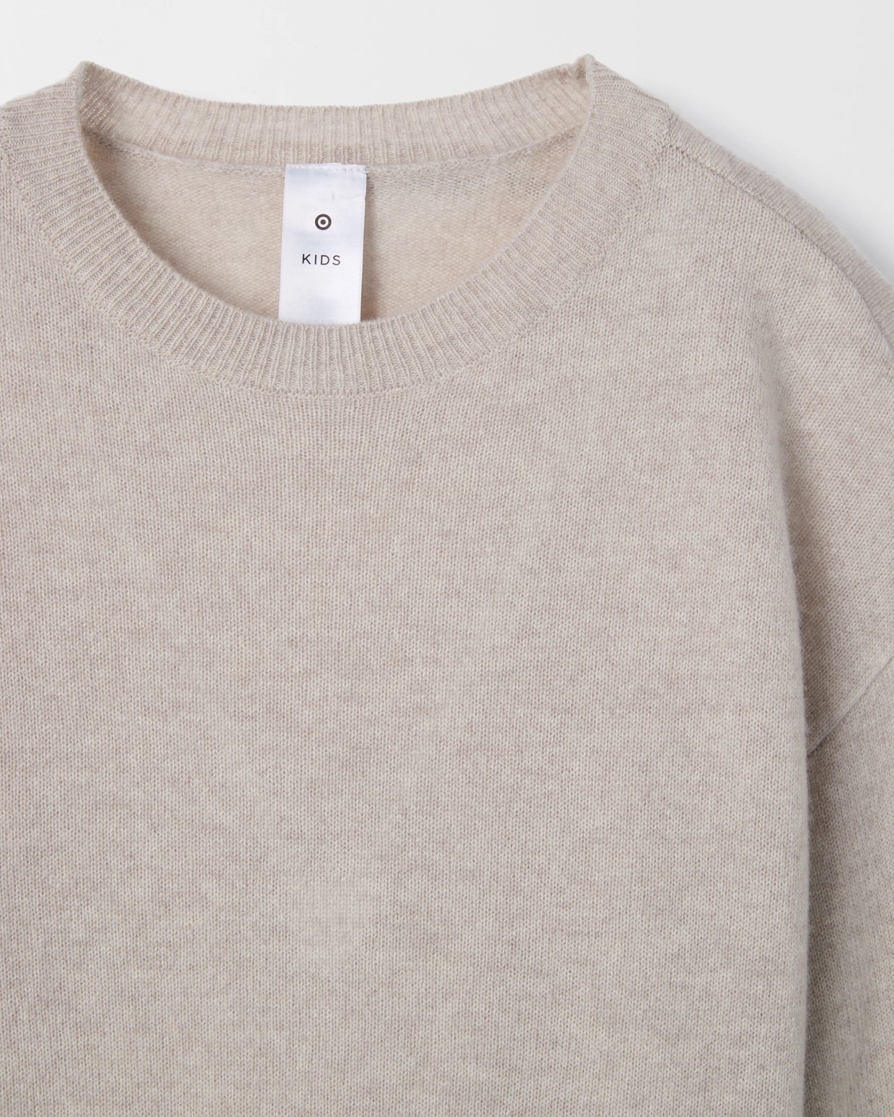 Cashmere Long Sleeve Knit Sweater - Oatmeal marle 6 of 6