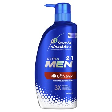 Head & Shoulders Ultra Men Old Spice 2-in-1 Anti Dandruff Shampoo and Conditioner 750ml