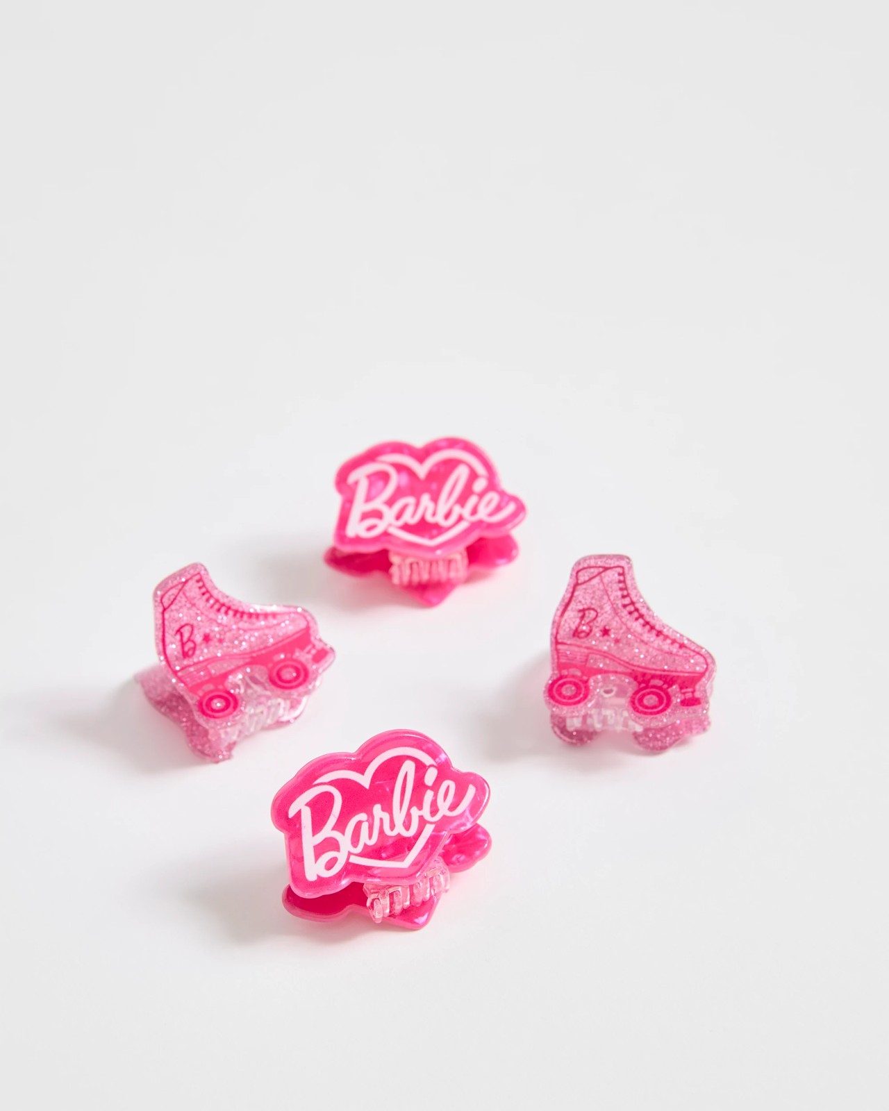 Barbie 4 Pack Mini Claw Hair Clips 2 of 3
