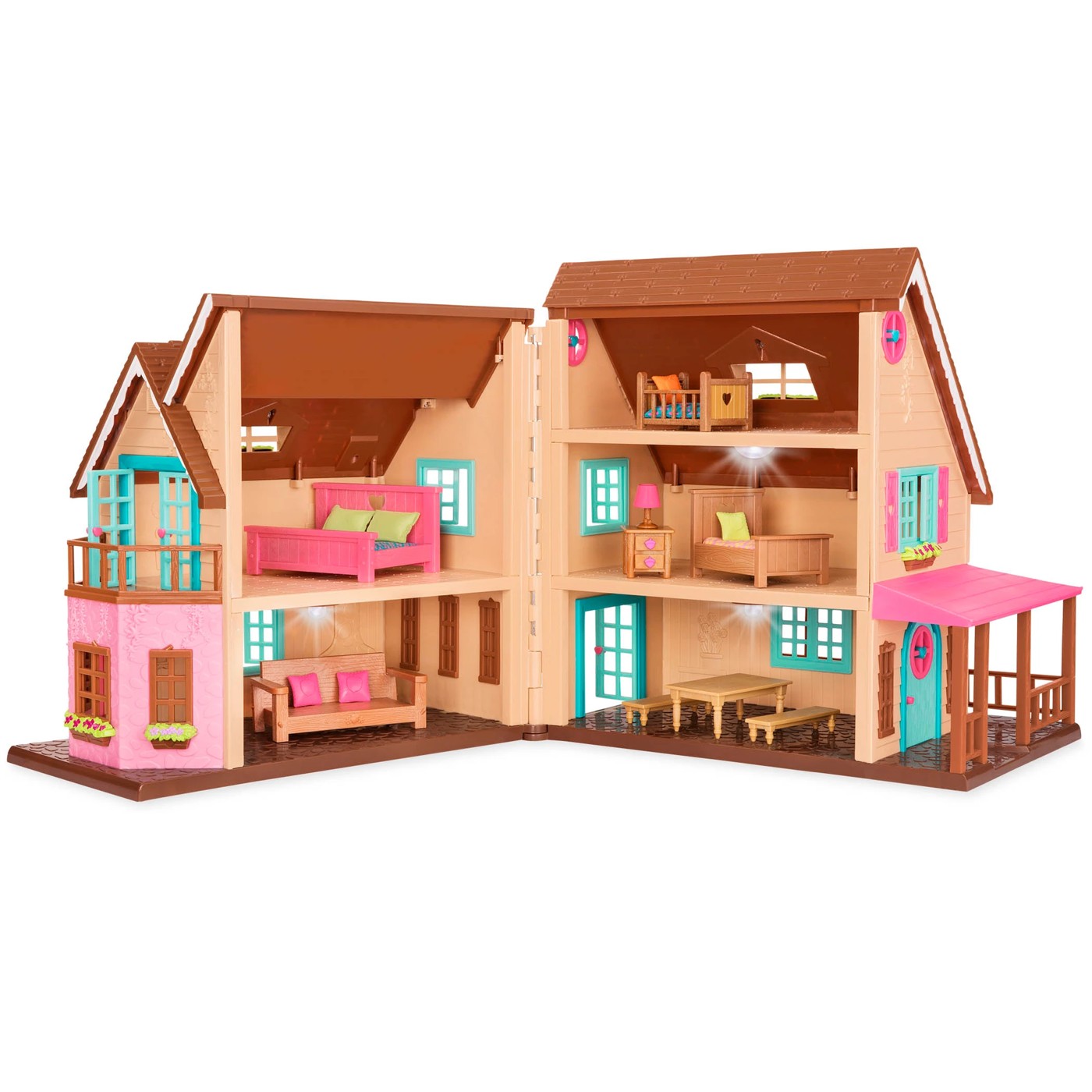 Li’l Woodzeez Honeysuckle Hillside Cottage Playset | Target Australia