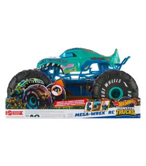 Hot Wheels Monster Trucks RC Battery-Powered 1:6th Scale Mega-Wrex