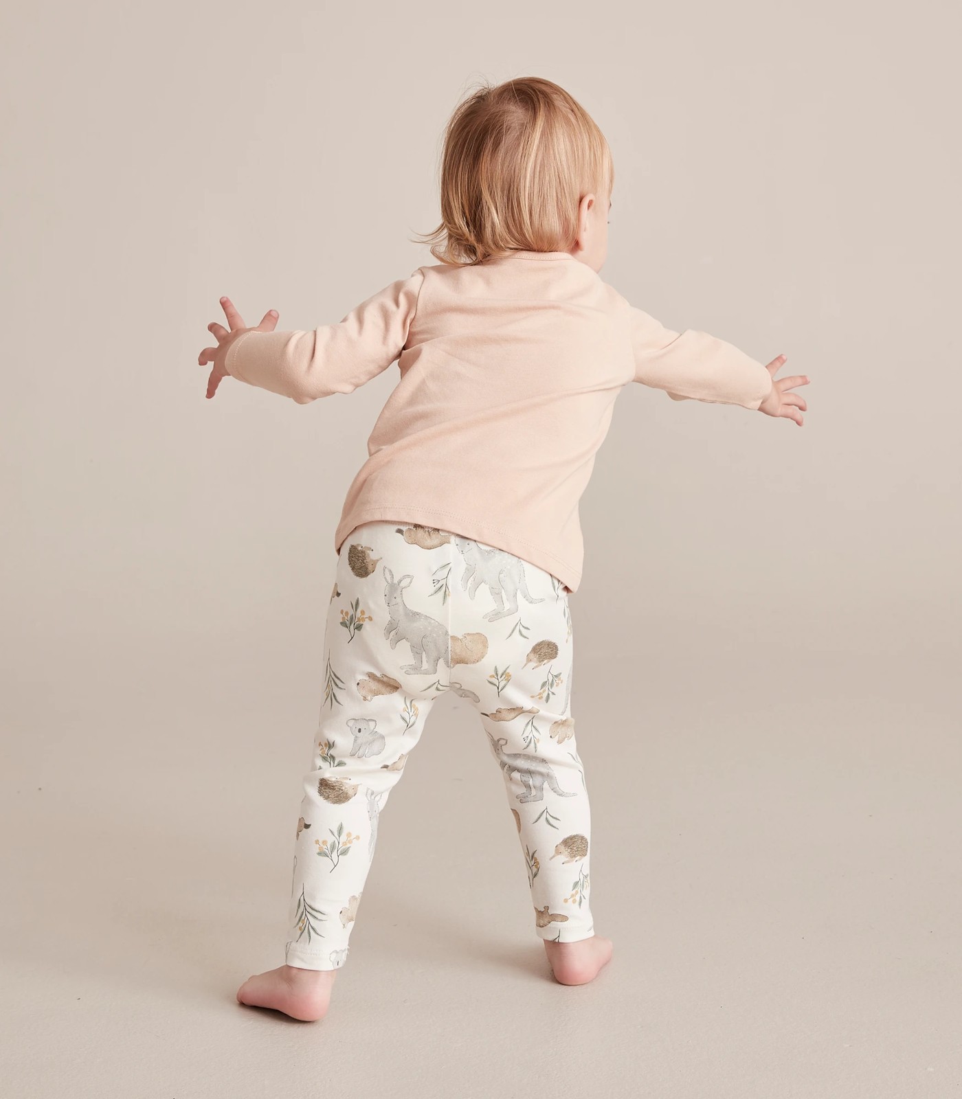 Baby Organic Cotton Print Leggings 6 of 6