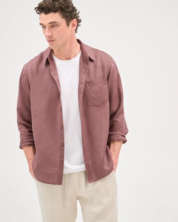European Linen Long Sleeve Shirt