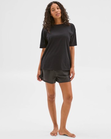 Womens Australian Cotton Boyfriend Miix & Match Pyjama Top