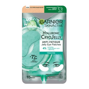 Garnier SkinActive Anti-Fatigue Jelly Eye Patches 5g - Hyaluronic CryoJelly