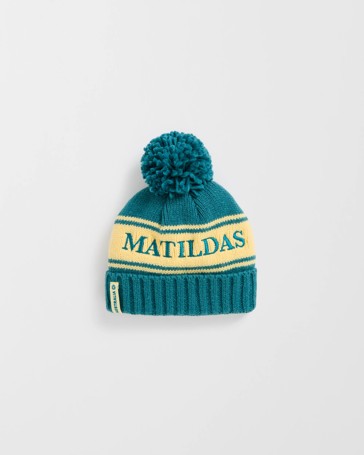 Kids Licensed Matildas Pom Pom Beanie