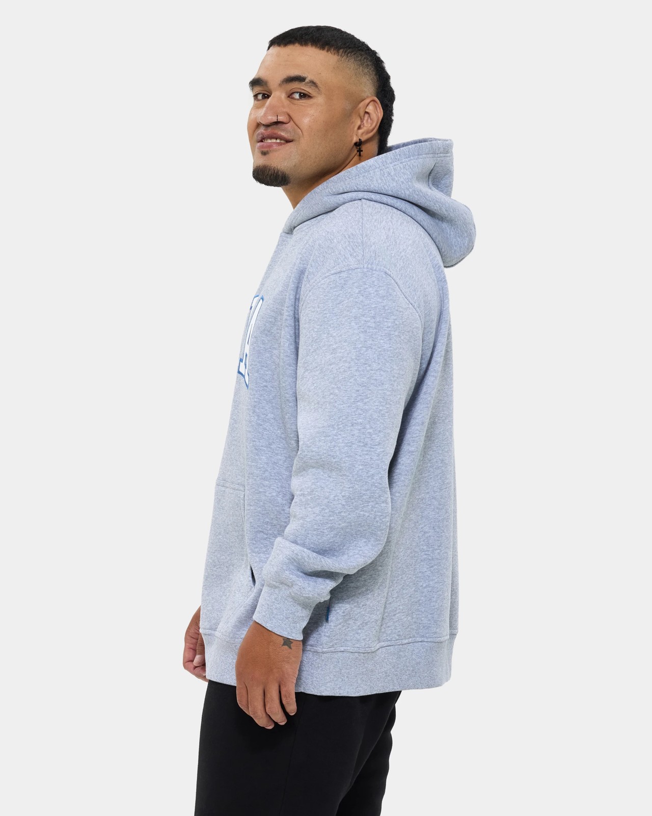 Fila Plus Fleece Hoodie - Grey 3 of 6