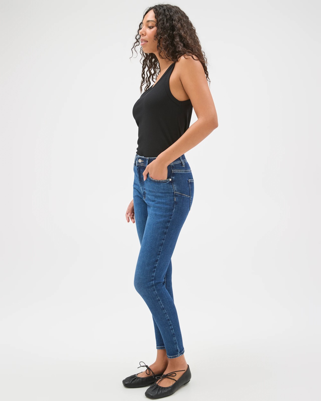 Shape Your Body Skinny Ankle Length Denim Jeans 3 of 5
